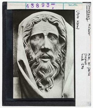 Straßburg: Münster, Mittleres Westportal, Prophet