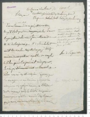 biographische Notizen zu Adelbert von Chamisso