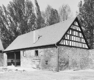 Sachgesamtheit Erbacher Hof (Hofanlage); Büdingen, Beim Erbacher Hof , Erbacher Hof , Erbacher Hof 1, Erbacher Hof 2, Erbacher Hof 3, Erbacher Hof 4, Erbacher Hof 5, Im Brühlchen , Erbacher Hof 6