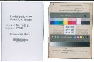 Entnazifizierung Hasso Kosmowski , geb. 01.08.1916 ()