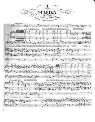 Suleika : Lied de Goethe