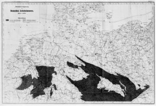 Mutmaßliche Ausdehnung des deutschen Zechsteinmeeres, Karte (Everding) : Geologie | Geologie der Salzlagerstätten