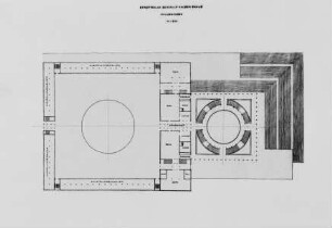 Grundriss der Stadthalle Kröllwitz in Halle (Saale)