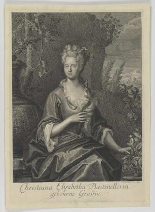 Bildnis der Christina Elisabetha Bastinellerin gebohrne Graffin