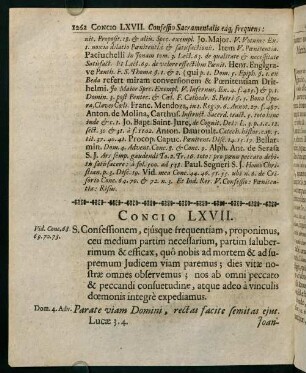 1262-1285, Concio LXVII.
