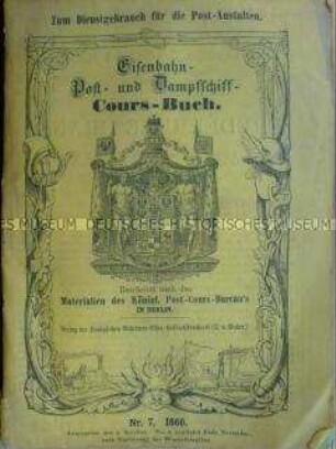 Kursbuch für Eisenbahnen und Dampfschiffverbindungen in Deutschland und anderen Ländern 1866