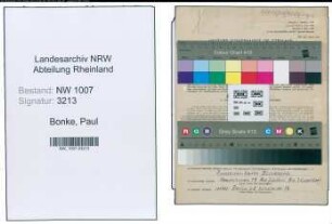Entnazifizierung Paul Bonke , geb. 21.03.1901 (Diener)