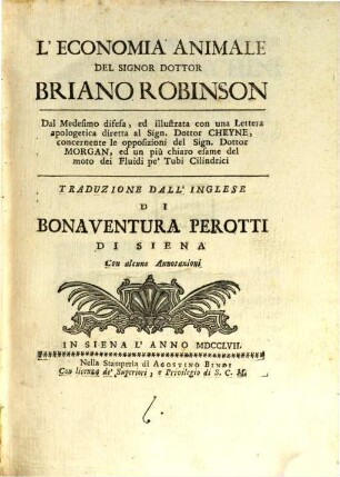 L' economia animale
