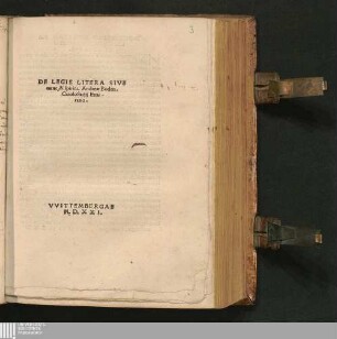 De Legis Litera Sive carne, & spiritu. Andreæ Boden. Carolostadij Enarratio