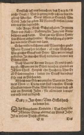 Das 17. Jm thon: Von Him̄el hoch da komm her.