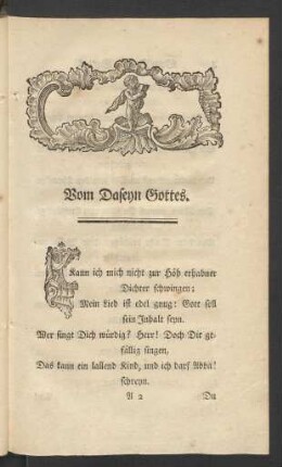 Vom Daseyn Gottes