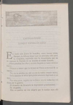Capítulo XXXVI - Margot espera en vano