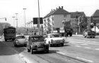 Freiburg: Verkehr mit LKW; in der Eschholzstraße (Ecke Ferdinand-Weiß-Straße)