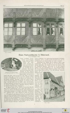 23: Ältere Fachwerkbauten in Dänemark