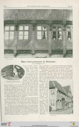 23: Ältere Fachwerkbauten in Dänemark
