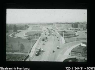 Veddel, Autobahn-Einmündung