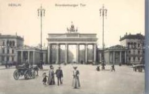 Das Brandenburger Tor in Berlin