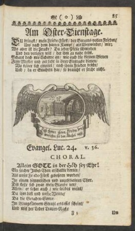 Am Oster-Dienstage