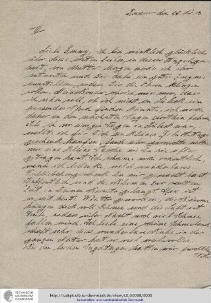 Brief vom 27.11.1903