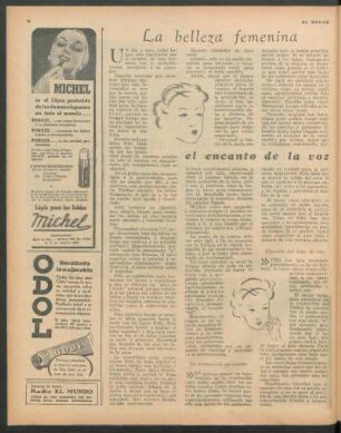 La belleza femenina