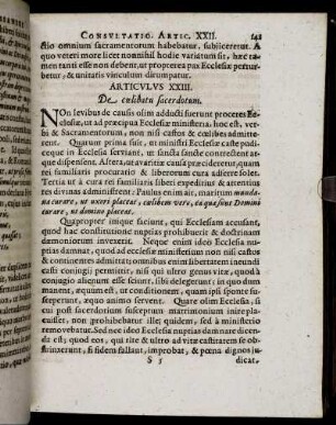 Articulus XXIII. - XXVI.