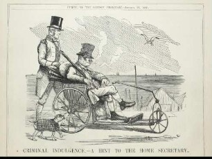 Criminal indulgence. - A hint to the home secretary