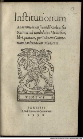 Institutiones anatomicae : libri IV