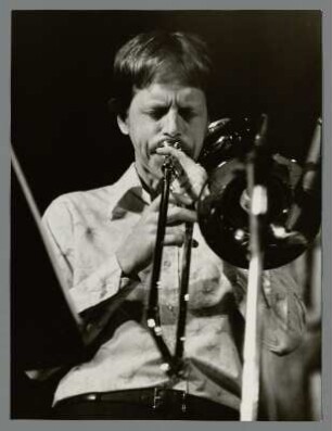 Jon English : Portrait des Jazzmusikers Jon English in der Kongresshalle bei den 8. Leipziger Jazztagen 1983