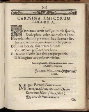 Carmina Amicorum Lugubria