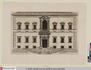 [Ansicht des Palazzo Pontificio (Palazzo Quirinale)]
