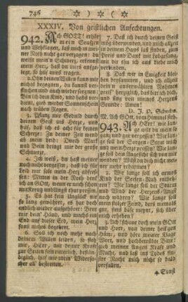 XXXIV. Von geistlichen Anfechtungen