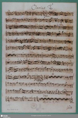 Clarino 2 : Schreiber: Bach, Johann Sebastian