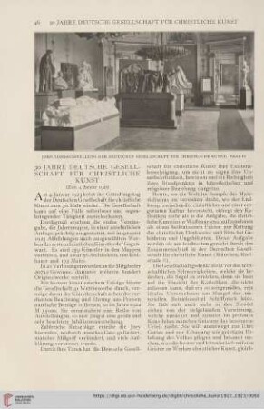 30 Jahre deutsche Gesellschaft für christliche Kunst