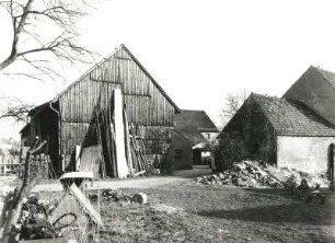 Seifersdorf bei Radeberg, Am Steinberg 1. Dreiseithof (1826/1850)
