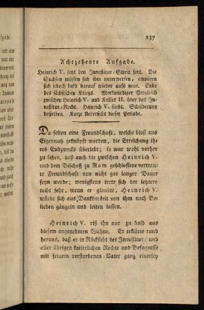 137-166, Achtzehnte Aufgabe.
