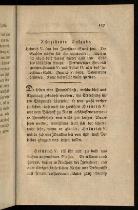 137-166, Achtzehnte Aufgabe.