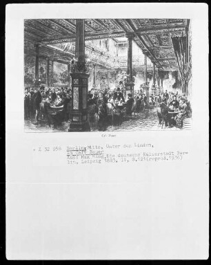 Cafe Bauer in Berlin-Mitte, Unter den Linden 26