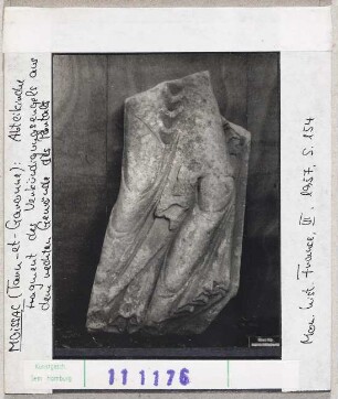 Moissac: Abteikirche St. Pierre, Fragment des Verkündigungsengels vom rechten Gewände des Portals