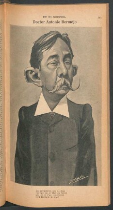 Doctor Antonio Barmejo - [Caricatura] : De mi Guignol