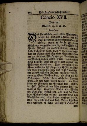 Concio XVII. Textus: Matth. 27 . v. 39 - 45.