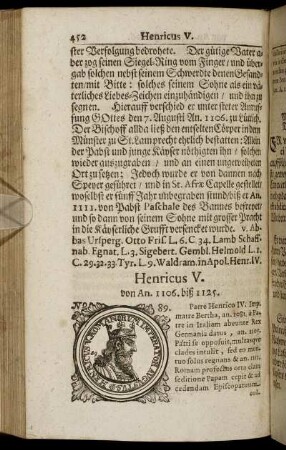 Henricius V. von An. 1106. biß 1125. - Conradus III. von Anno 1138. biß 1152.