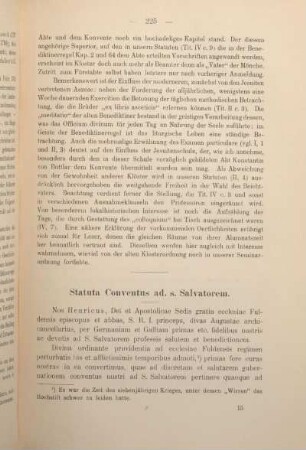 Statuta Conventus ad s. Salvatorem.