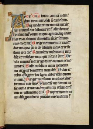 Psalterium non feriatum (Fragm.)