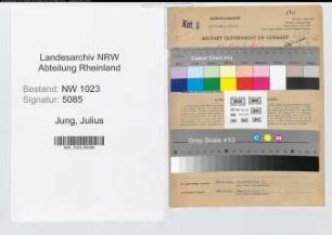 Entnazifizierung Julius Jung , geb. 27.09.1902 (Elektriker)
