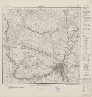 4857 (alte Nr.: 2817) Lauban, Meßtischblatt (4cm - Karte)
