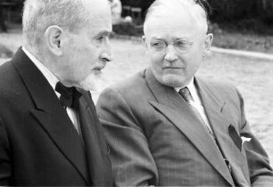 Schondorf: Prof. Frohne und Dr. Kruckenberg