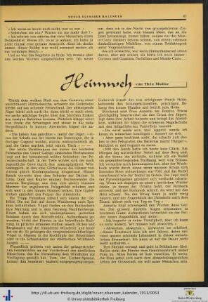 Heimweh.