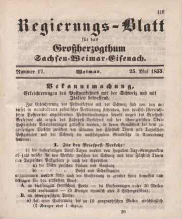 Nr. 17 : 25. Mai 1853