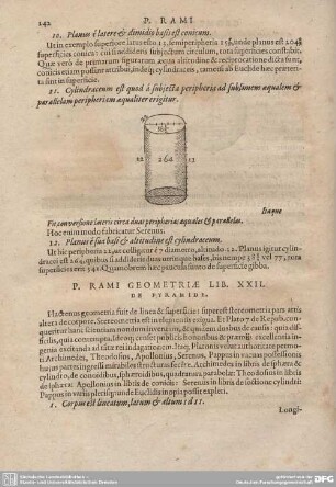 P. Rami Geometriae Lib. XXII. De Pyramide.