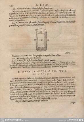 P. Rami Geometriae Lib. XXII. De Pyramide.